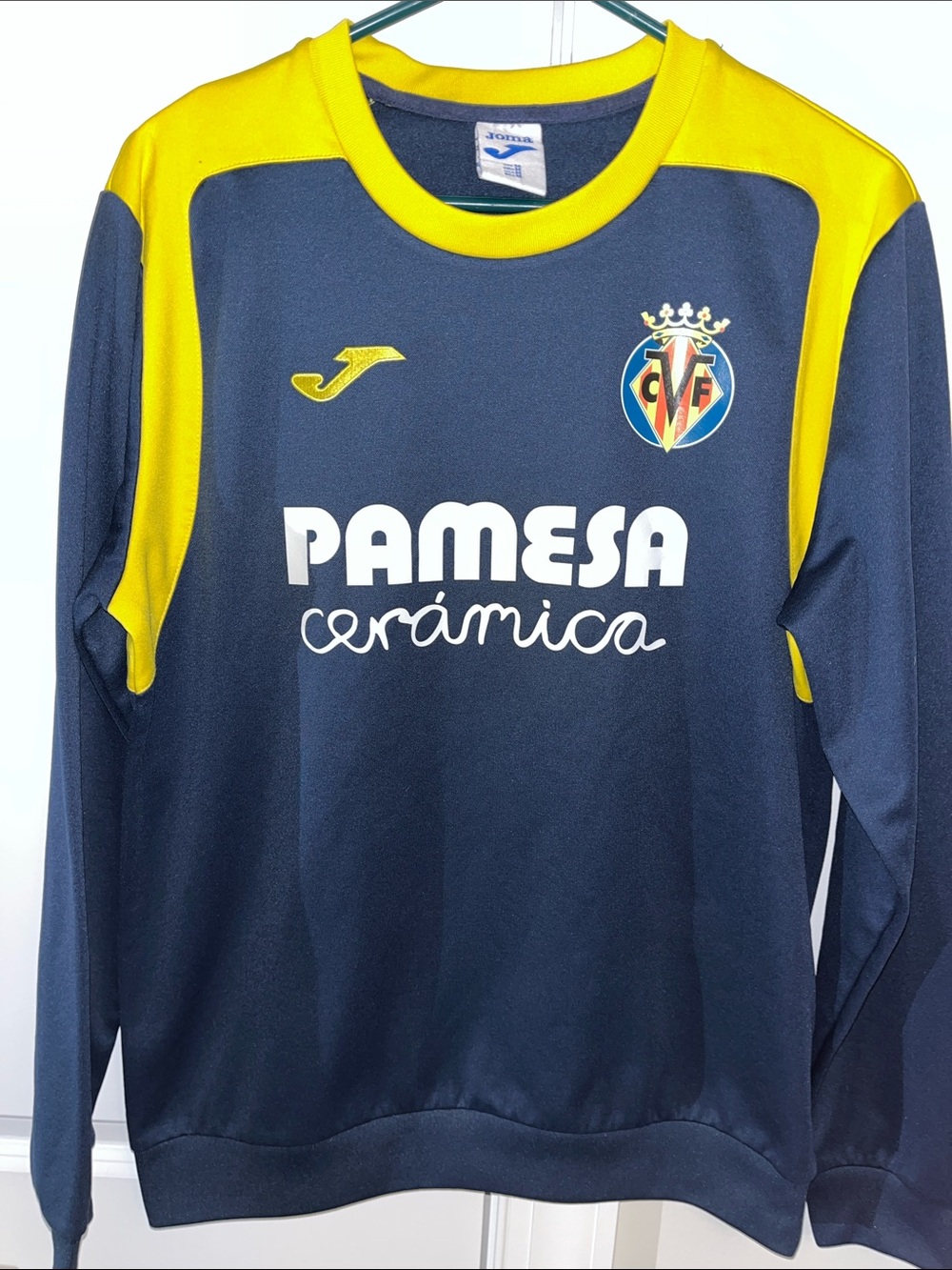 Villareal CF Soccer Warmup Sweatshirt La Liga Spain Valencia City M Men’s